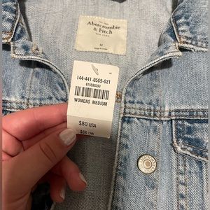 Abercrombie Denim Vest Size Medium NWT
